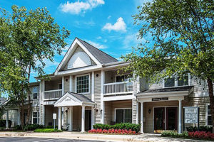 Acclaim at Ashburn exterior with trees