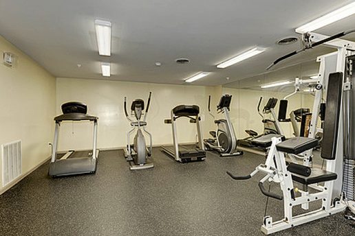 Fitness Center with multiple workout machines 